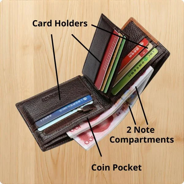 MEN'S LEATHER WALLET
