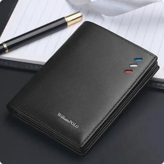 BLACK WALLET LEATHER