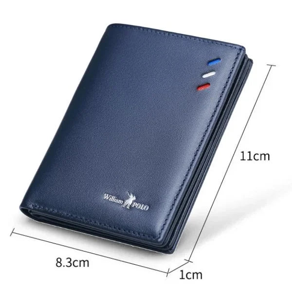 MAN WALLET LONDON BLUE MEASURE