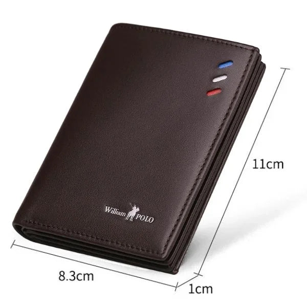 MAN WALLET LONDON BROWN MEASURES